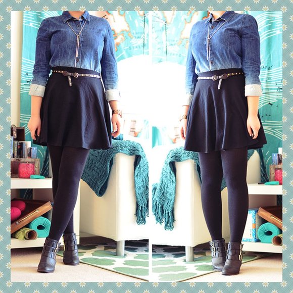 3/$30 - Target Ombre Denim Shirt - Picture 1 of 6